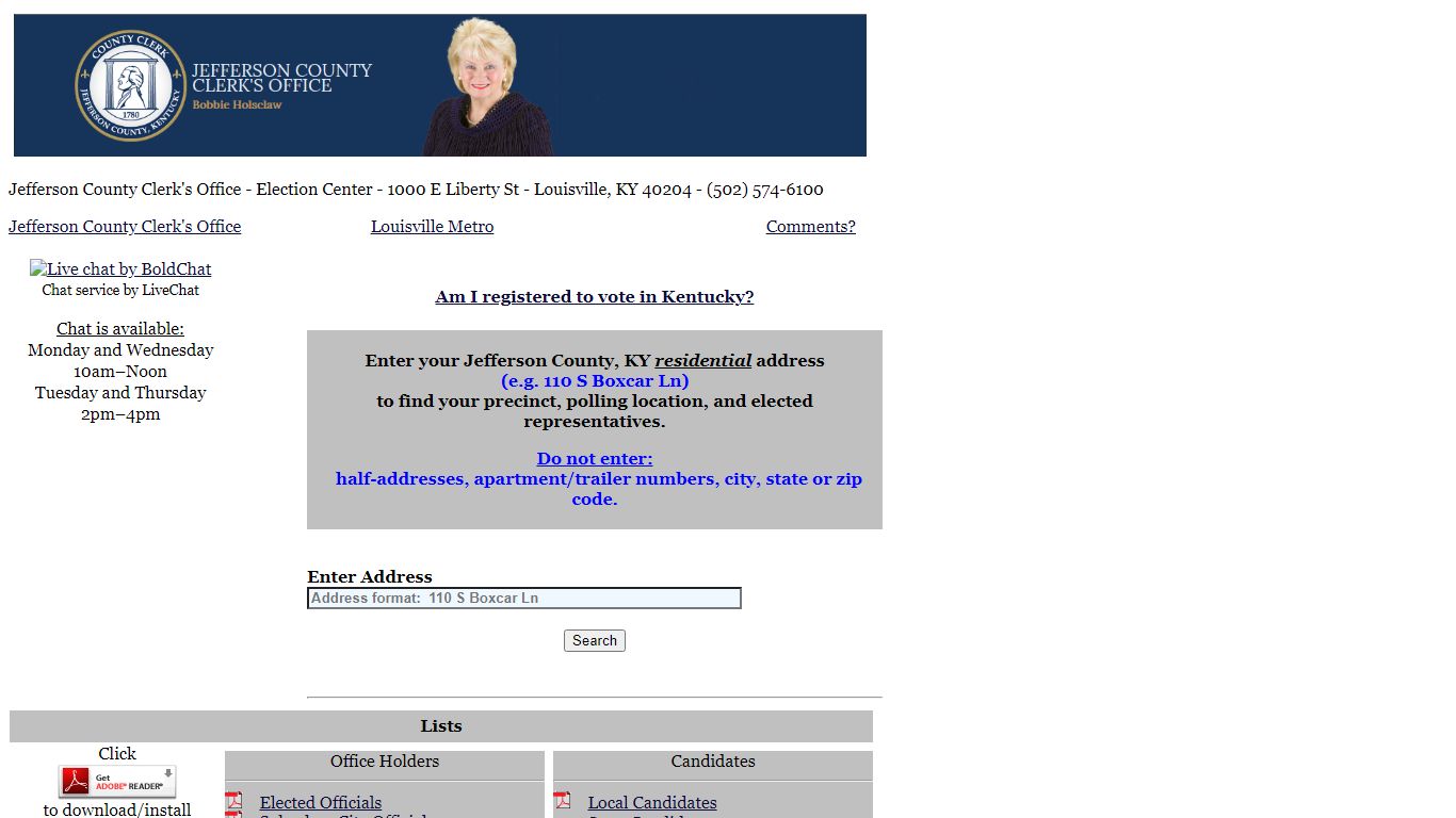 Where Do I Vote? - Jefferson County Clerk